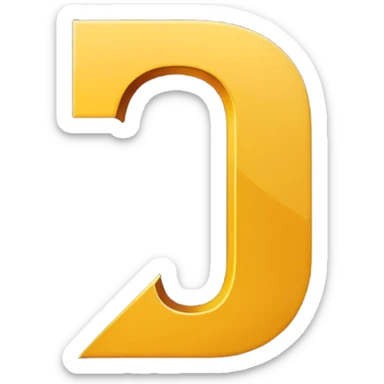 Minimal emoji of a bold capital letter “C” with a single diagonal slash cutting through it from top-left to bottom-right. Clean, flat design, high contrast, readable at small sizes, tech/startup style. Black background. sticker