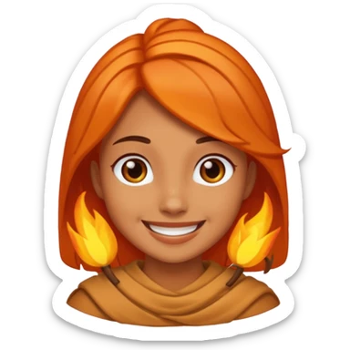 Ember Lumen from the Elemental movie sticker