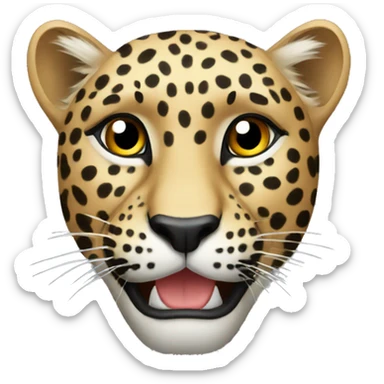 Leopard  sticker