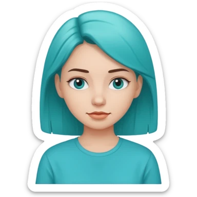 i like the on bottom left, give her turquoise shirt sticker