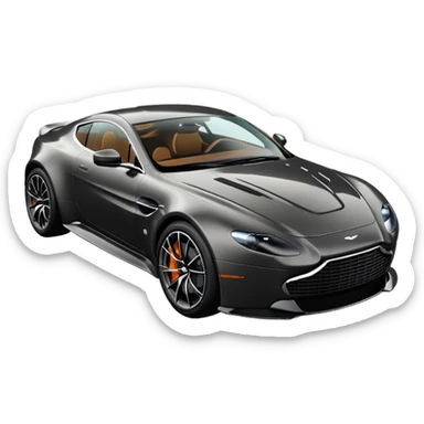 Aston Martin Vantage best view  sticker