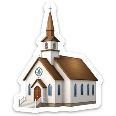 country church sticker