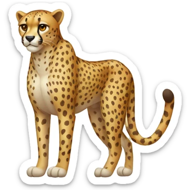 cheetah sticker