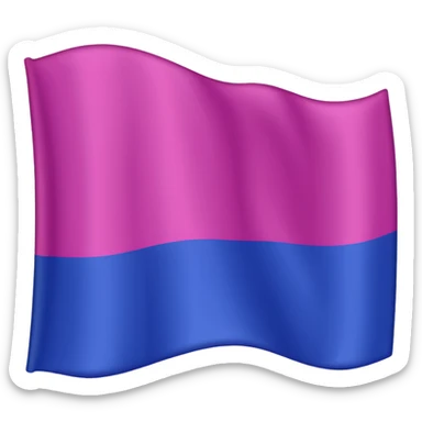 Bisexual flag sticker
