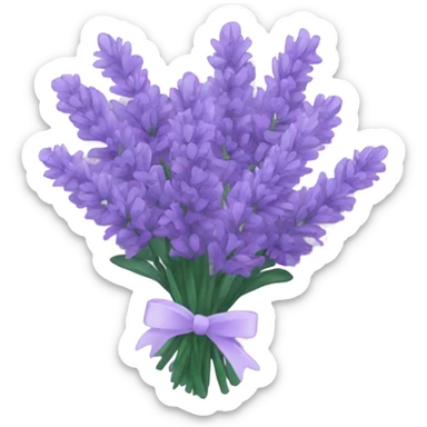 Lavender bouquet  sticker