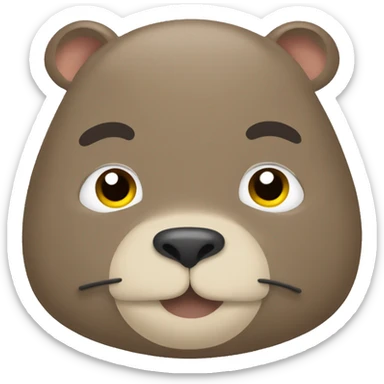 baby aikido groundhog sticker