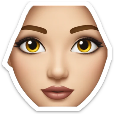 Des autocollants façonnant les sourcils pour un look magnifique sticker