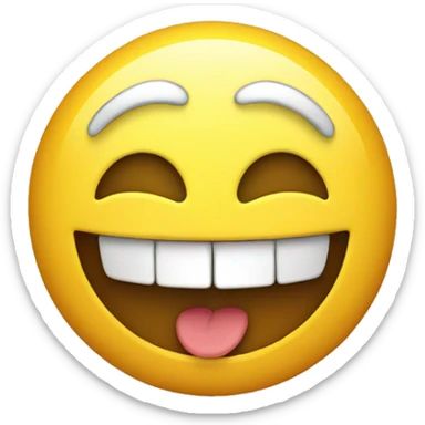 Smiley face sticker