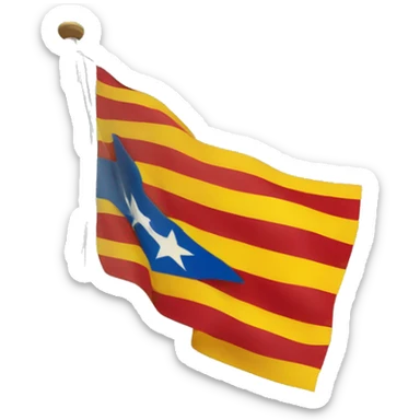 Flag of Catalonia sticker