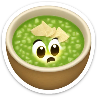 Mexican green pozole sticker