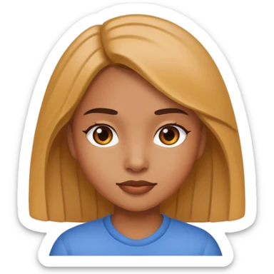 Medium skin tome girl sticker