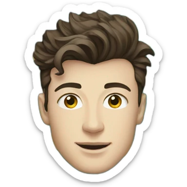 Shawn mendes Kazakhstan flag sticker