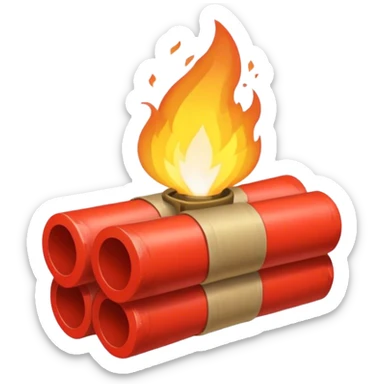 Bundle of dynamite sticker