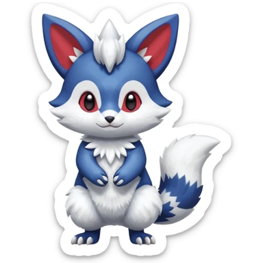 Shiny Exotic Furret-Meowstic-Zangoose-Hybrid (Full body) sticker
