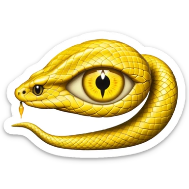 eye of a snake sticker