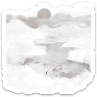 Paysage japonais sticker