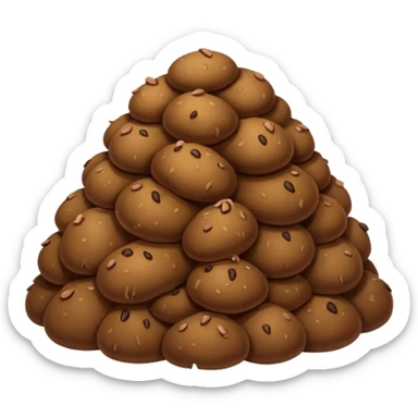 Tuvalete bok yapılmış sticker