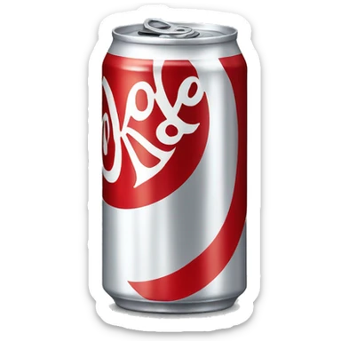 diet coke can sticker