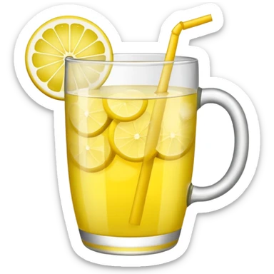 lemonade lemon flavor sticker