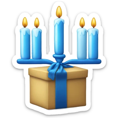 Hanukkah gift sticker