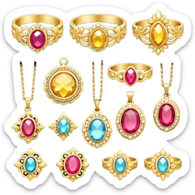 Jewelry sticker