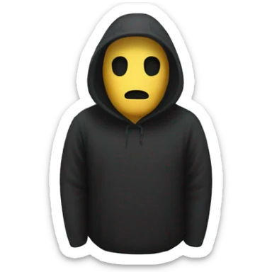 No face en survêtement  sticker