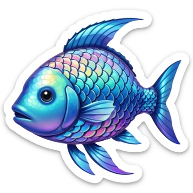 fish swimming sticker