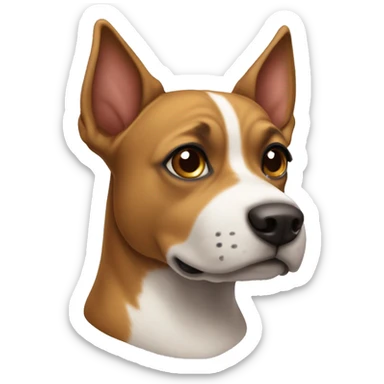 Vira lata caramelo cão sticker
