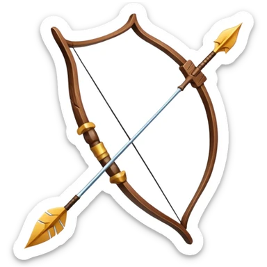 bow and Arrow water 
 sticker