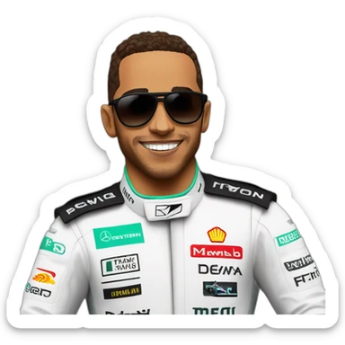 lewis-hamilton-f1-racing-mercedes-pilot-profile sticker