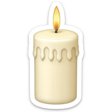 Decorative Wax Candle  sticker