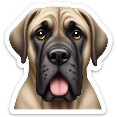 English Mastiff dog sticker