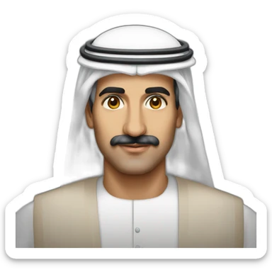 Sheikh mohaamed bin rashid al maktoum sticker