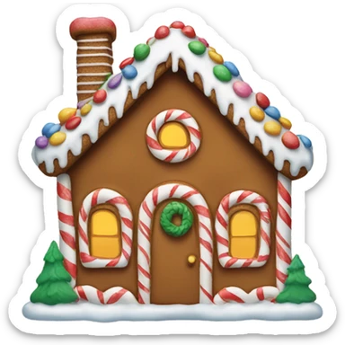 gingerbread house sticker