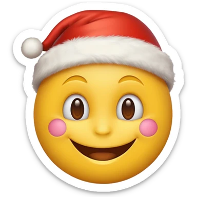 emoji happy face christmas mood sticker