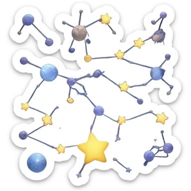 Constellations sticker