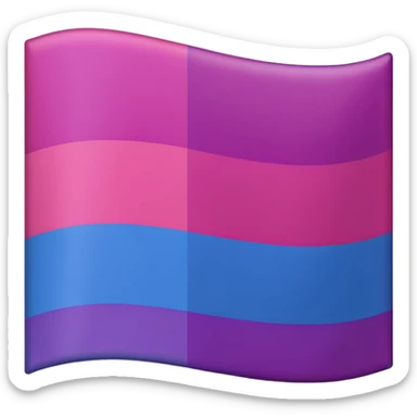 Bisexual bandera  sticker
