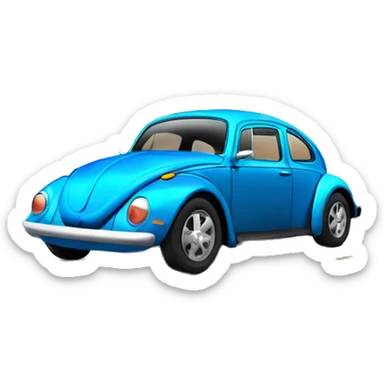 Blue-Beetle Car sticker