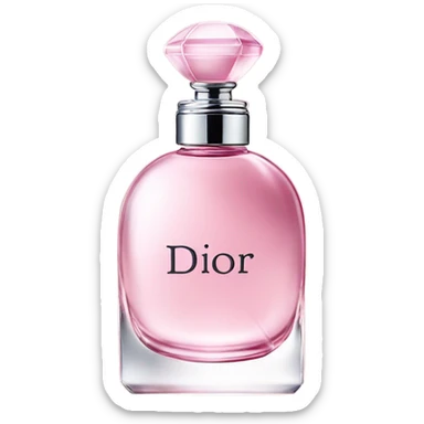 Pink Dior perfume  sticker