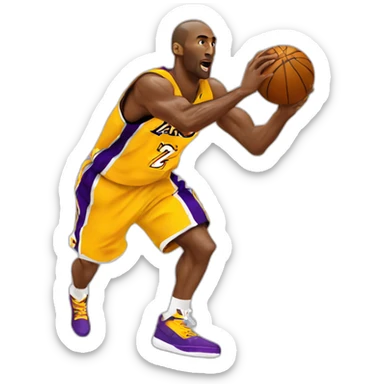 Kobe Bryant shooting sticker