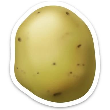 Potato  green capsicum sticker