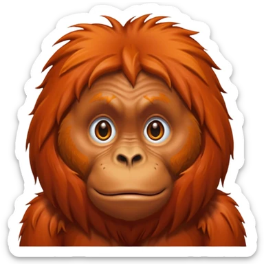 Orangutan sticker
