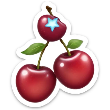 Cherrys with Stars sticker