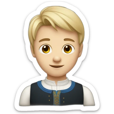 estonian boy sticker