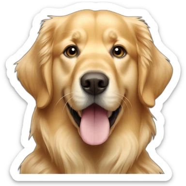 Golden retriever rating saisag sticker