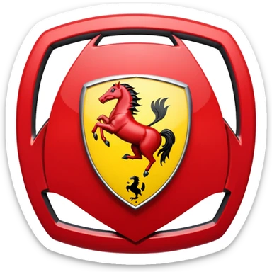 Logo ferari sticker