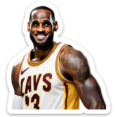 LeBron James sticker