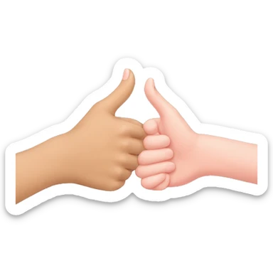 Pinky promise emoji sticker