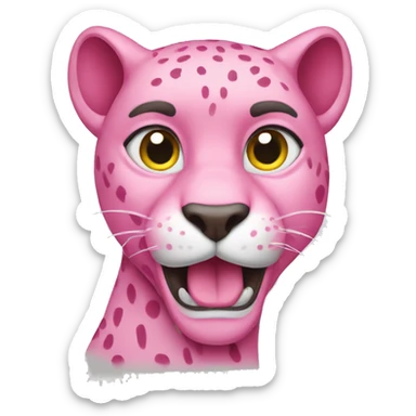 pink panther sticker