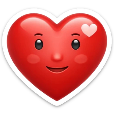 Heart with good morning  sticker